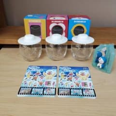 tsuhazegoolove님 도라에몽 유리 3개 세트 한정 콜라보레이션