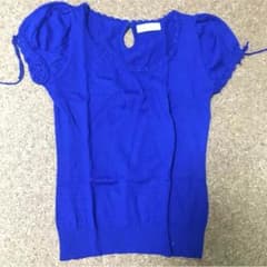 もか様専用☆美品☆feroux 青のカットソーのサムネイル