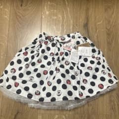 Brand new Minnie Mouse polka dot skirt, size 90cm