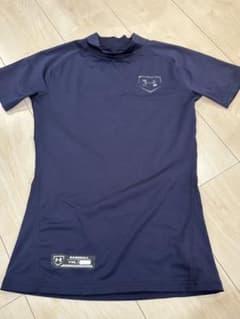 Under Armour YXL 野球用アンダーシャツ ネイビーのサムネイル