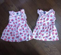 双子GAP キッズ タンクトップ 2枚セット 3歳のサムネイル