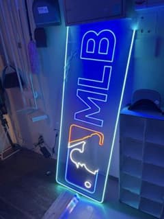 う*し様 未使用品！MLB ネオン看板　大型！ う*し様 未使用品！MLB ネオン看板 大型！ - メルカリ