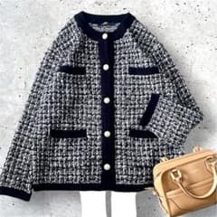 極美品TWEEDYニットジャケット JOURNALSTANDARD 卒業金ボタン