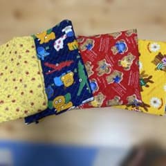 キルティングはぎれ　４枚のサムネイル