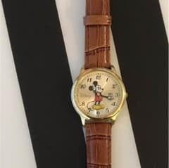 ディズニー ミッキー 腕時計 時計 disney GENUINELEATHERのサムネイル