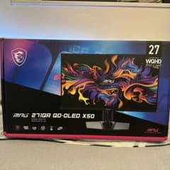 MSI MPG 271QR QD-OLED X50 WQHD 500Hzのサムネイル