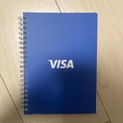 VISA ロゴ入り スパイラルノート ブルーのサムネイル