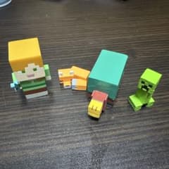 Minecraft フィギュア 4点のサムネイル