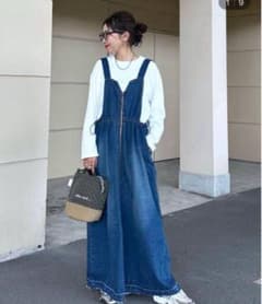 Niko and…デニムジャンパースカート - メルカリ