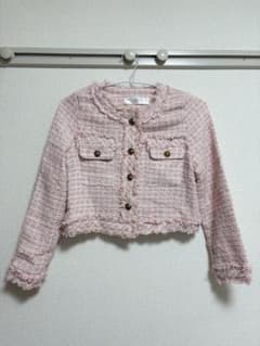tocco closet ツイード ノーカラージャケットのサムネイル