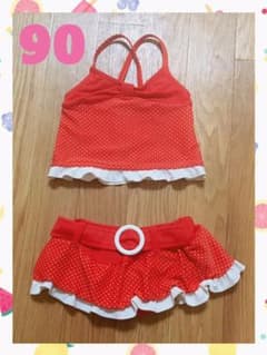 ミニー風　ドット柄　水着　セパレートのサムネイル
