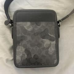 COACH 迷彩柄 ショルダーバッグ グレーのサムネイル