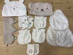 ベビー用 ミトン 帽子セットのサムネイル