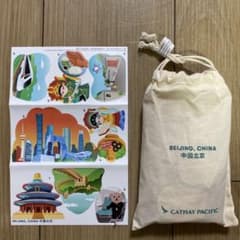 CATHAY PACIFIC 北京限定 木製飾り2セットのサムネイル