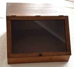 アクタス☆ACTUS☆SOHOLM CAFE☆木製ガラス扉♡収納ブレッドケース