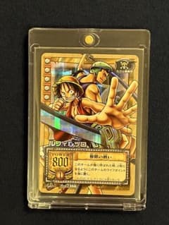 希少・当時物】ワンピカード ルフィ＆ゾロ 極限の戦い BP-T02 ホロ SR