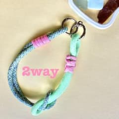 《2way》ハンドストラップ スマホ ストラップ パラコード グリーンミックスのサムネイル