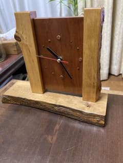 【手作り】木製置き時計のサムネイル