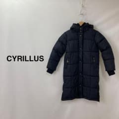 CYRILLUS シリリュス 裾ジップ 中綿 ロングジャケット ブラック キッズのサムネイル