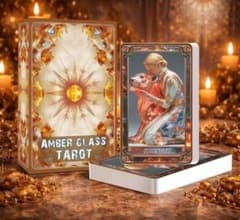【オープンセール】AMBER GLASS TAROT 琥珀色のタロットカードのサムネイル