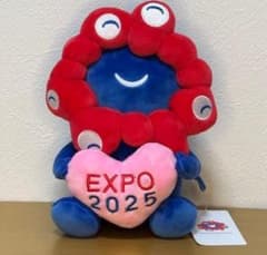 【関西万博】会場限定　完売 ミャクミャク ピンクハートぬいぐるみ もっちりのサムネイル