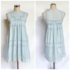 Sea New York カットワークレース ワンピース ライトブルー サイズ2 Sea New York カットワークレース ワンピース ライトブルー サイズ2