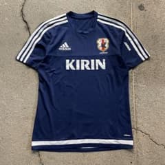 adidas サッカーシャツ JFA KIRIN ネイビー M - メルカリ