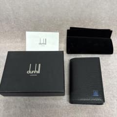 dunhill ブラック レザー キーケースのサムネイル