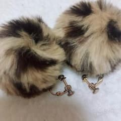 ヒョウ柄 イヤリングのサムネイル