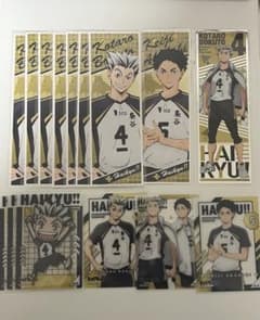 ハイキュー 木兎光太郎 赤葦京治 ロングステッカー クリアカードのサムネイル
