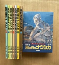 風の谷のナウシカ 全7巻(全巻)セット ワイド版 ボックス ポスター