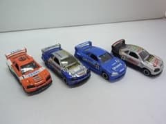 MH1　トミカ 日産 スカイライン GT-R R34　4台セットのサムネイル
