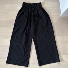 ワイドパンツ ブラック Mサイズのサムネイル