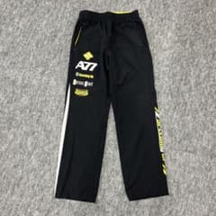 asics A77 ジャージ パンツ ブラック イエローのサムネイル