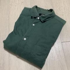 H&M グリーン　緑　ワイシャツのサムネイル