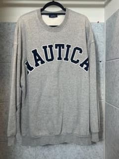 NAUTICA / クルーネック スウェット / グレー/ XLサイズのサムネイル