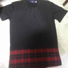 サイドジップ 切り返しTシャツのサムネイル
