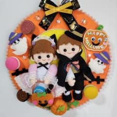 フェルトリース　ハロウィン②のサムネイル