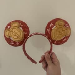 【美品】ディズニー カチューシャ ミッキー ワッフルのサムネイル