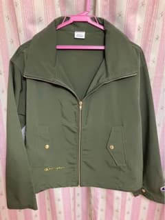 Champion オリーブグリーン ミリタリージャケット Women's Lのサムネイル