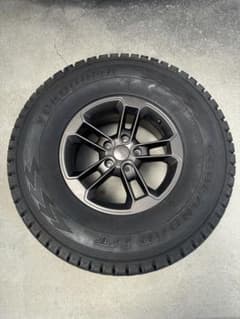 JKラングラー75周年限定 純正ホイール スタッドレス4本 315/70R17