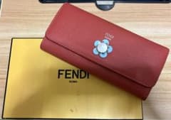 FENDI フェンディ フラワーモチーフ 花モチーフ 長財布 FENDI フェンディ フラワーモチーフ 花モチーフ 長財布 - メルカリ