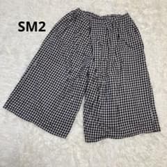 Samansa Mos2サマンサモスモス チェック柄 ガウチョパンツ ワイド Fのサムネイル