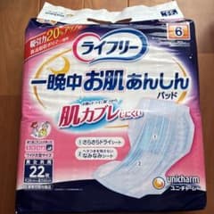 ライフリー 一晩中お肌あんしんパッド 22枚入のサムネイル