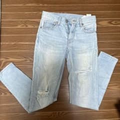 MURUA スキニーデニム ダメージ加工 ライトブルー 0(XS)のサムネイル