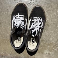 VANS Old Skool ブラック ガムソール スニーカーのサムネイル
