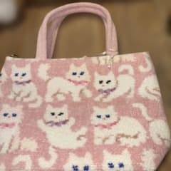 完売品 最安値 FEILER モフモフネコチャン バッグ ノベルティ付き