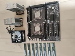 マザーボードとメモリセットx99 cpu:2696v3 x2 - メルカリ