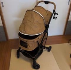 ペット用バギー ペットカート ペットパラダイス ブラウン - メルカリ