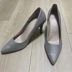 ESPERANZA グリッターパンプス シルバーのサムネイル